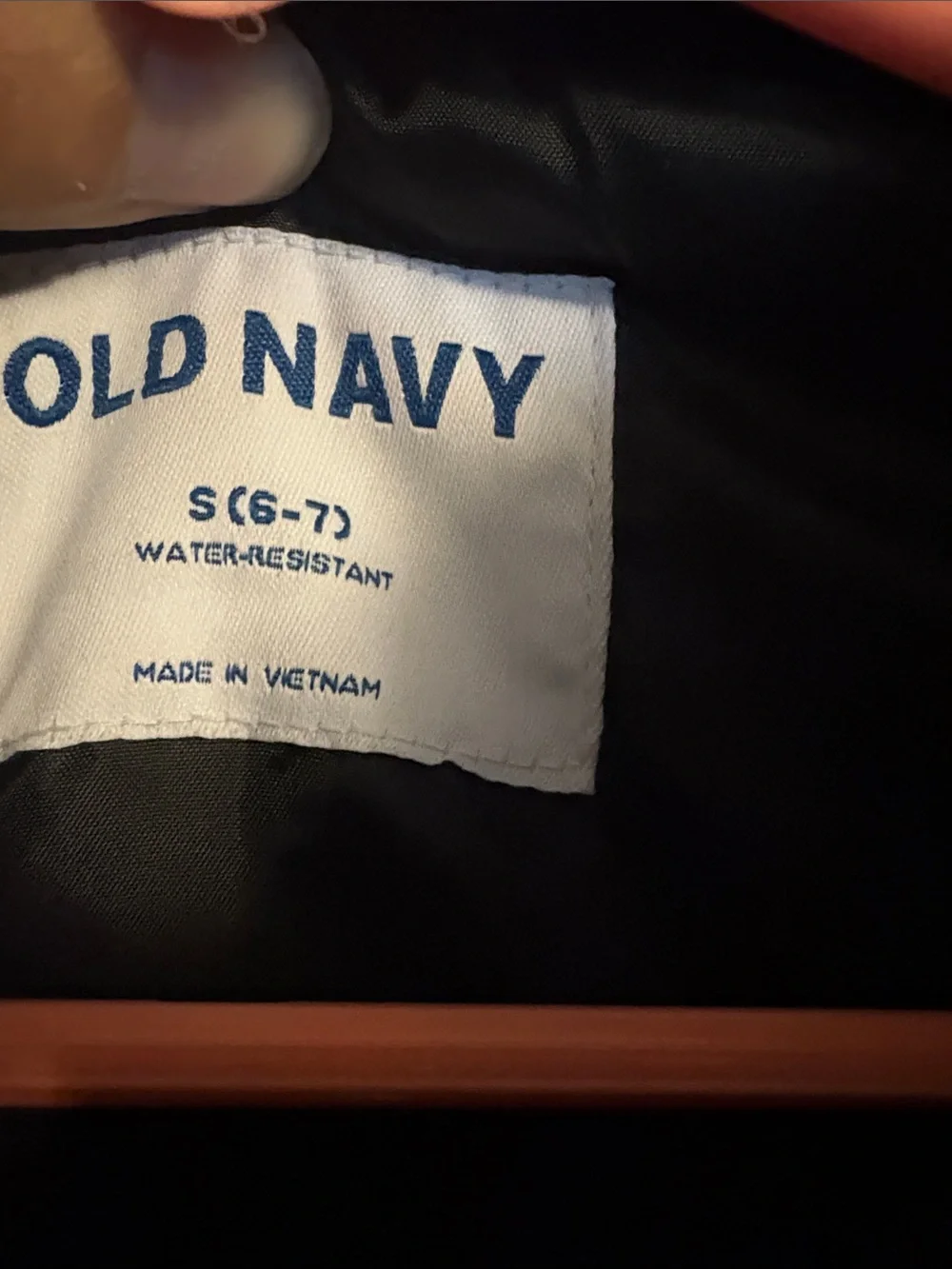 Old Navy Black Quilted Hooded Kids Vest